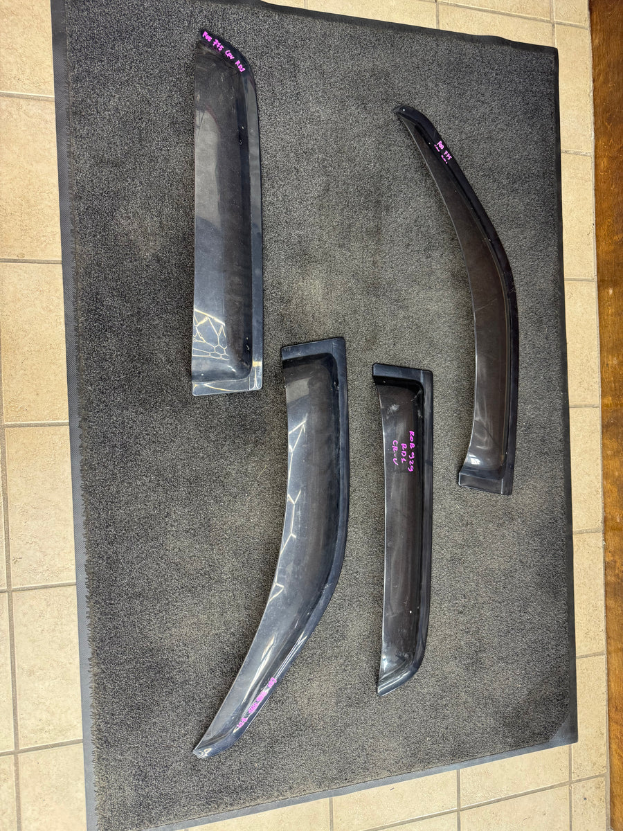 Xpert-Tuning Smoke Window Visors For 1997-2001 Honda CR-V 4-Door – 4pc Tape-On Slim Style