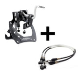 Hybrid Racing Short Shifter Assembly & Shifter Cable Combo (02-05 Civic Si, 03-11 Element)